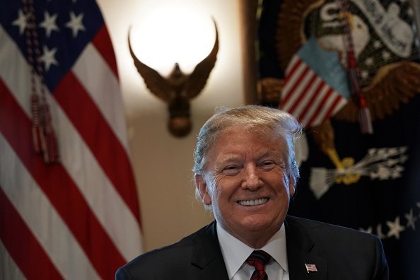 U.S. President Donald Trump in the Cabinet Room of the White House. | Photo: Getty Images