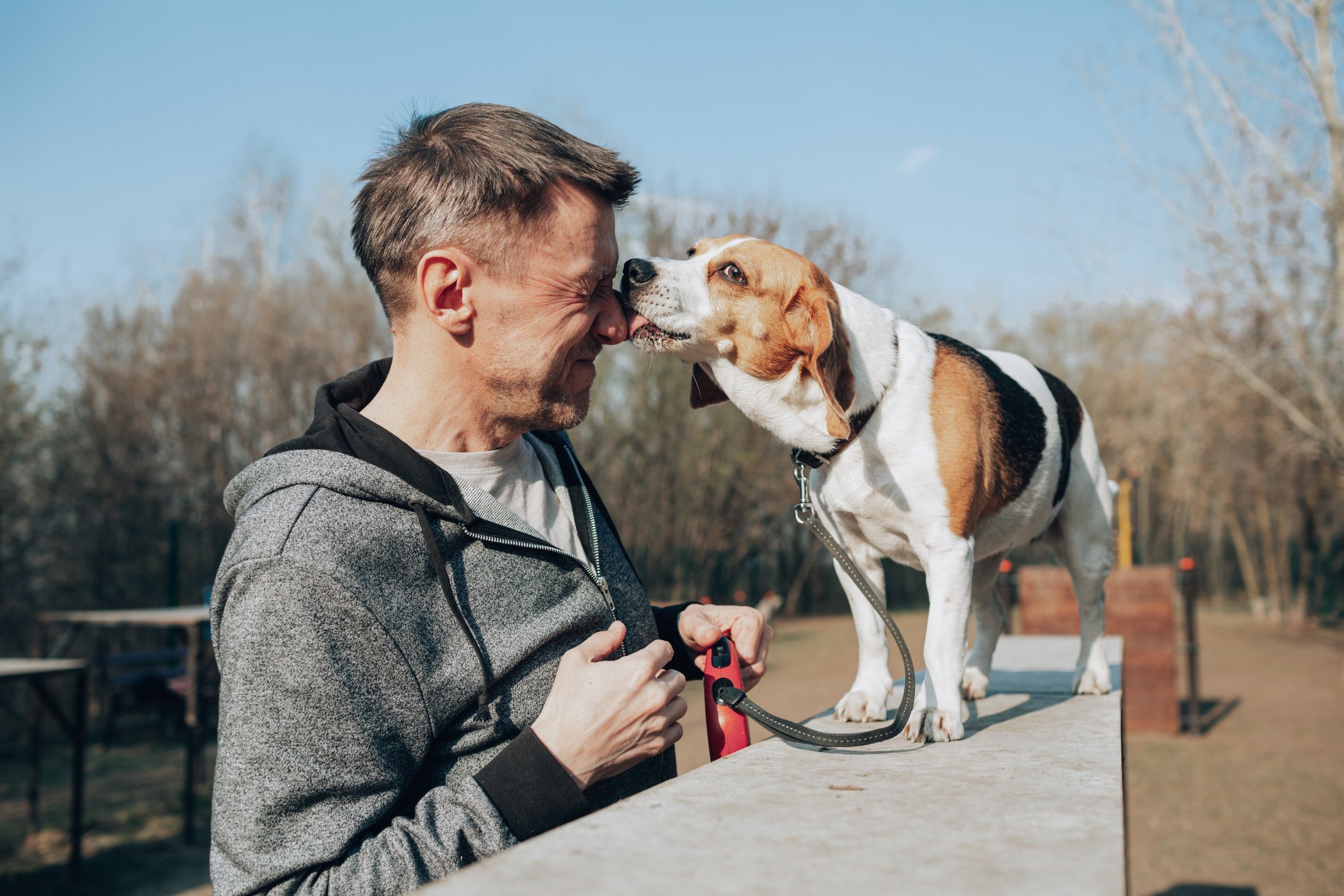 "Mehr als ein Haustier" Hund, der drei Monate lang