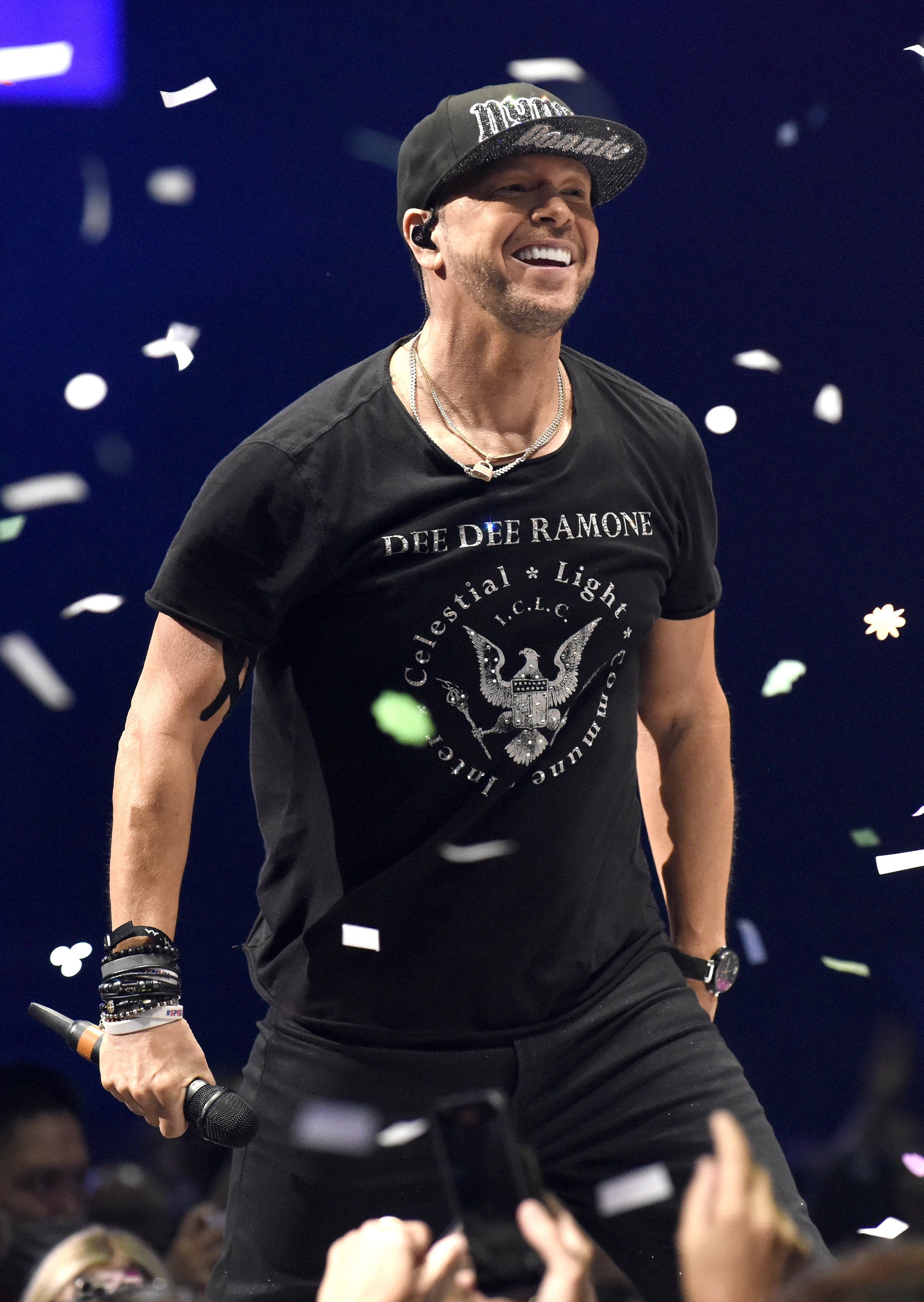 Donnie Wahlberg of New Kids on the Block performs in support of the band's "Mixtape" tour at Golden 1 Center on June 02, 2022, in Sacramento, California. | Source: Getty Images