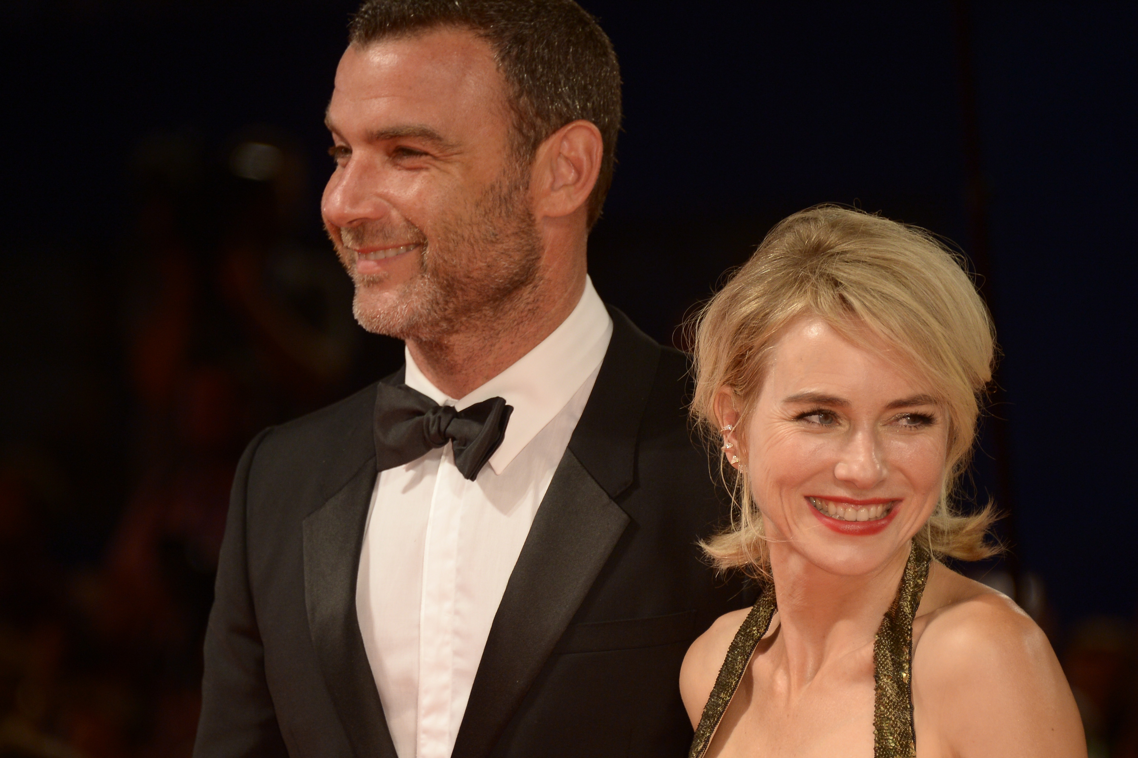 Liev Schreiber and Naomi Watts on September 2, 2016 in Venice, Italy. | Source: Getty Images