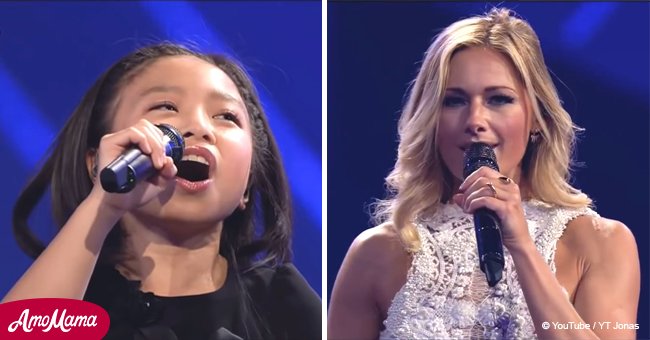 Video of 10-year-old girl singing 'You raise me up' with popular German singer