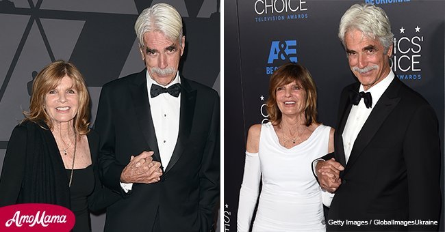 Sam Elliott's real life love story could be mistaken for the script of a Hollywood romance