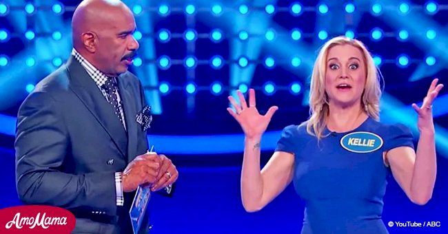 Kellie Pickler can't stop talking during the most hysterical 'Family Feud' round ever