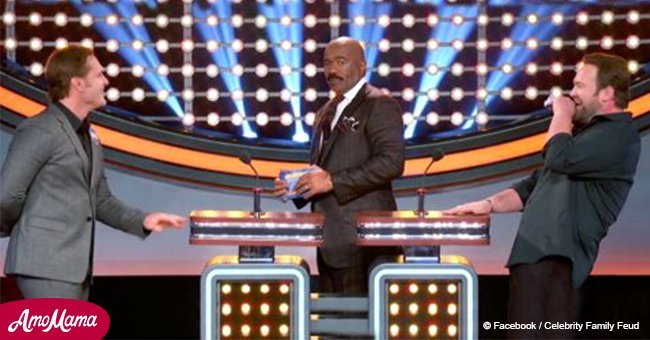 Funny moment two country stars go head-to-head on 'Celebrity Family Feud'