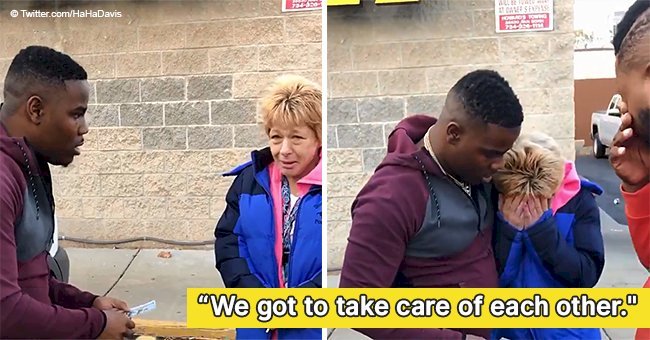 Strangers who gave struggling woman cash after paying pennies for her gas still melts hearts