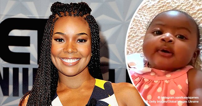 Gabrielle Union's daughter Kaavia causes a stir online, tries to talk in adorable video