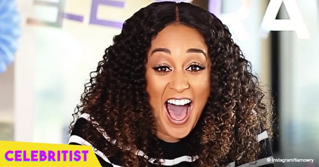 Tia Mowry steals hearts with photo of baby daughter in white tutu and lacy socks