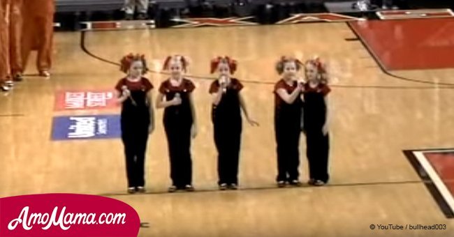 5 sisters performed the National Anthem. And this is one of the best versions we've ever heard