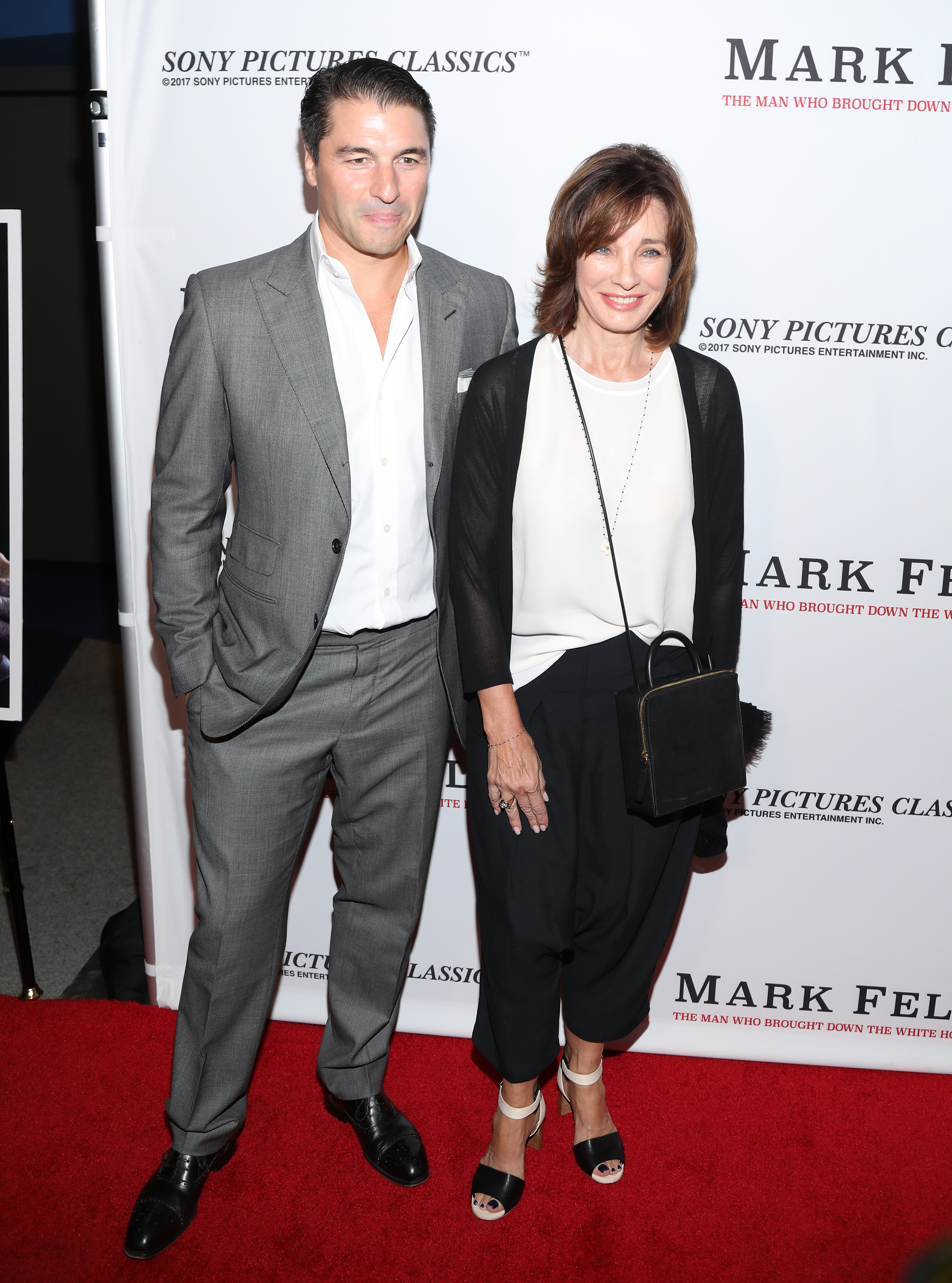 Tommy Davis and Anne Archer attend the premiere of "Mark Felt: The Man Who Brought Down The White House," 2017 | Source: Getty Images