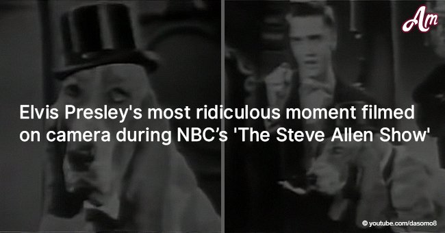 Elvis Presley's most ridiculous moment filmed on camera during NBC’s 'The Steve Allen Show'