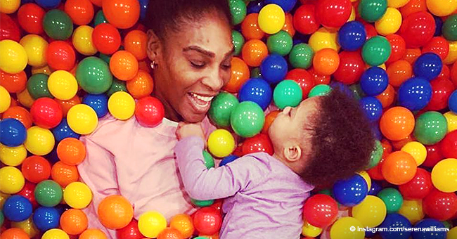 Serena Williams' Daughter Is Mom's Twin as They Posing in Matching Sock Hop-Style Outfits