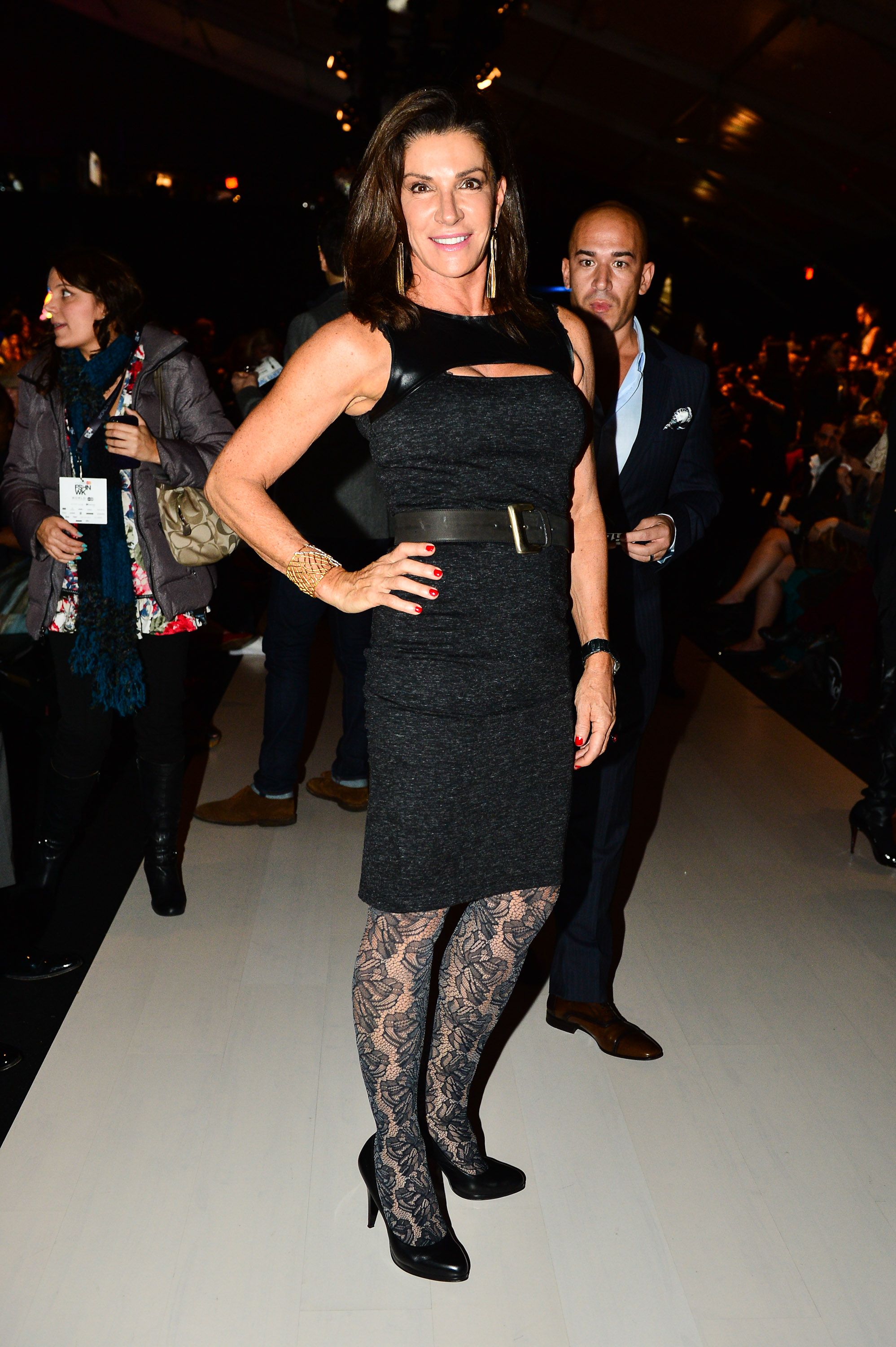 Hilary Farr during World MasterCard Fashion Week at David Pecaut Square on October 24, 2012, in Toronto, Canada | Photo: George Pimentel/Getty Images