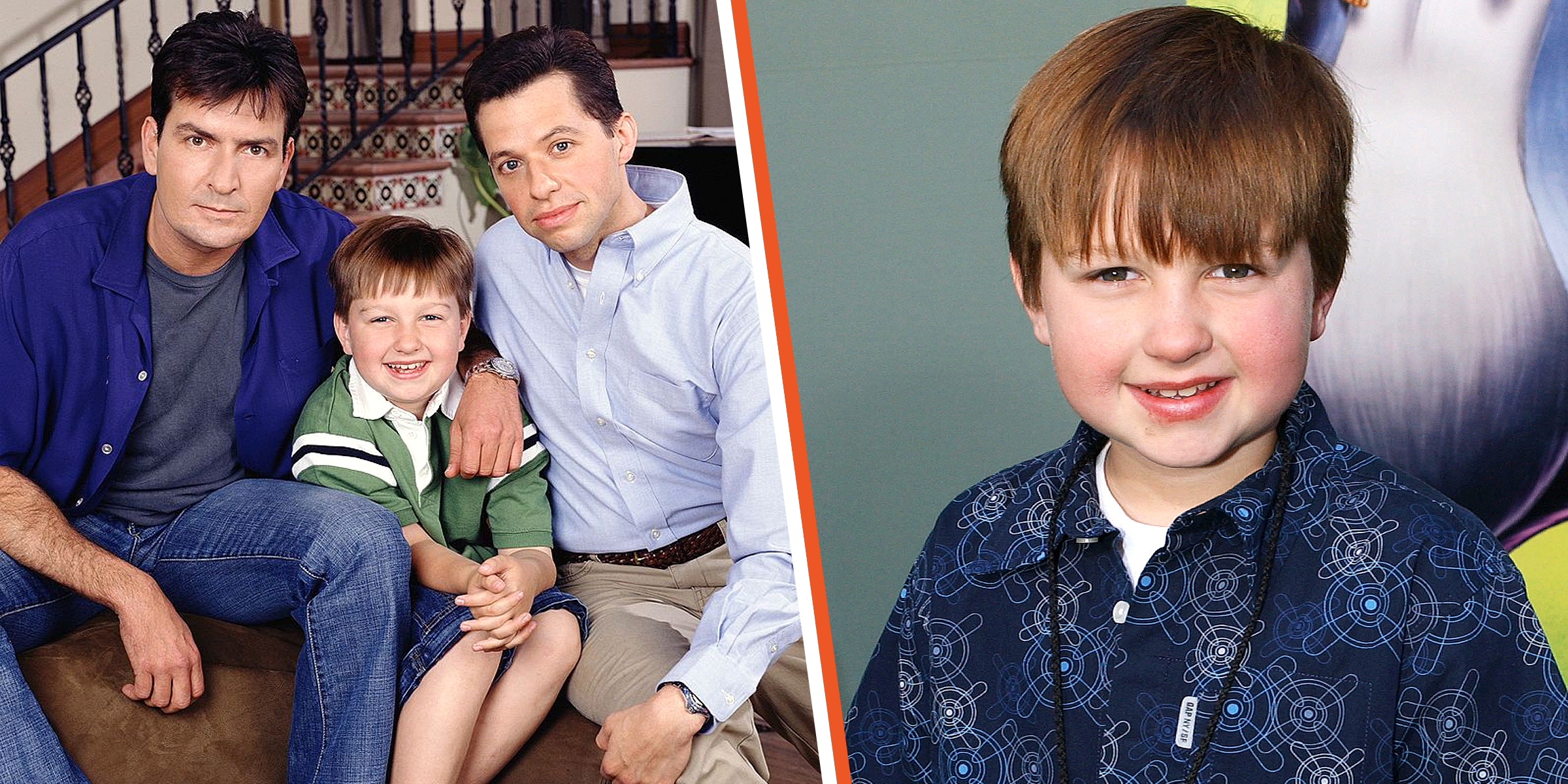 Charlie Sheen, Angus T. Jones, and Jon Cryer | Angus T. Jones | Source: Getty Images