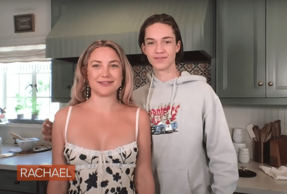 Kate Hudson and her son, Ryder, during an interview with Rachael Ray. | Source: Youtube.com/RachaelRayShow