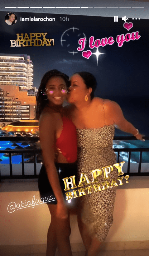 Lela Rochon in a photo with her daughter in a tribute to her birthday. | Photo: Instagram/Iamlelarochon