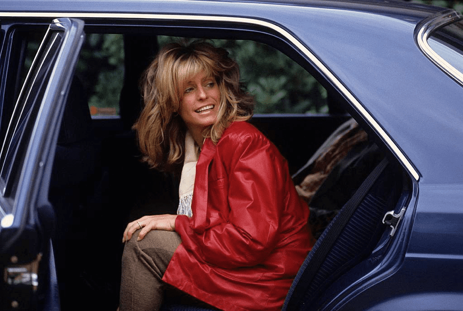 Farah Fawcett beim American Film Festival of Deauville am 04.September 1984 in Paris. | Quelle: Getty Images