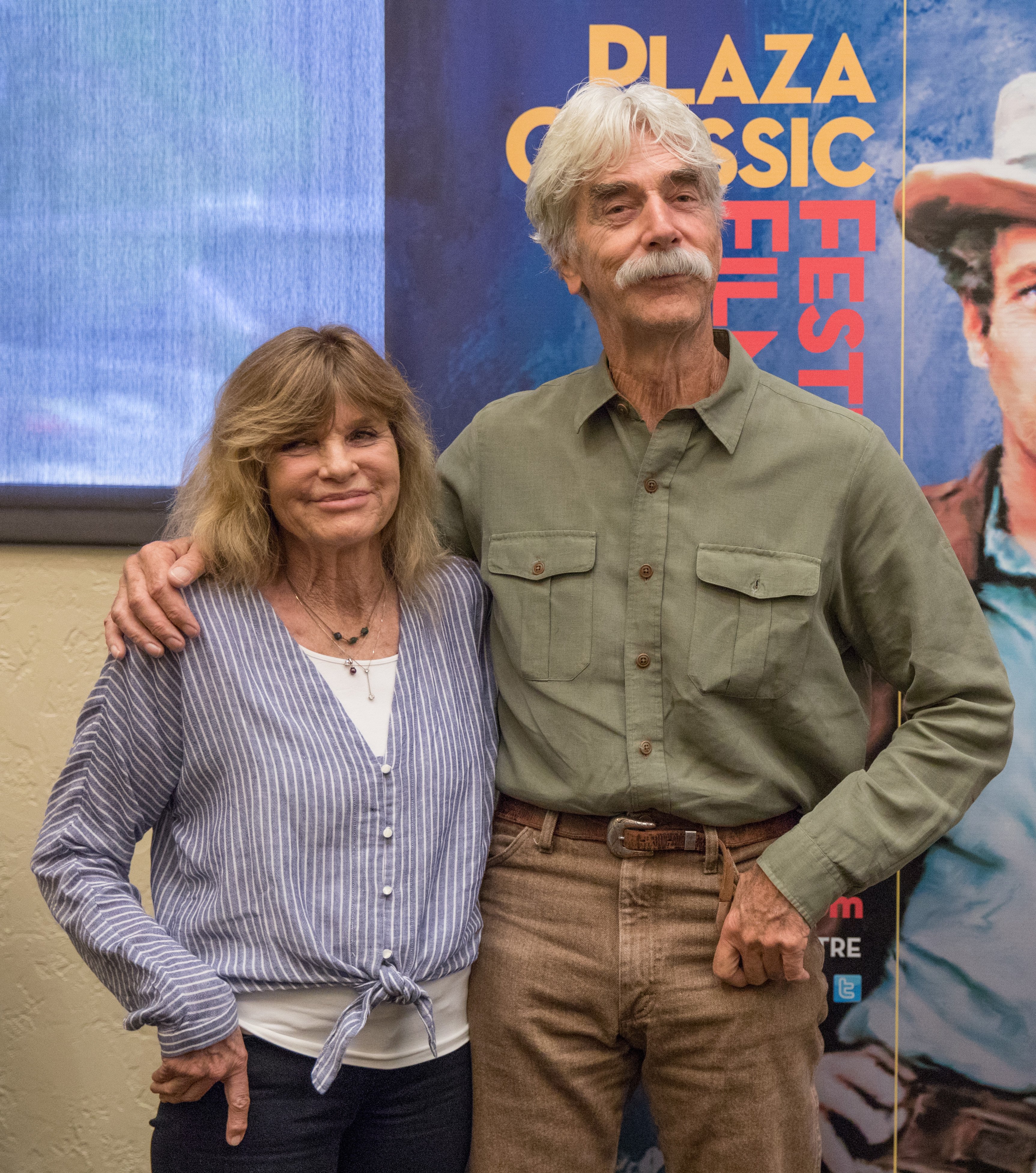 Katharine Ross and Sam Elliott at Plaza Classic Film Festival press conference on August 2, 2019, in El Paso, Texas | Source: Getty Images
