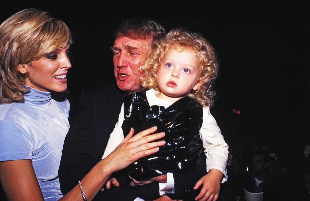Donald Trump (R) and Marla Maples (L) with daughter Tiffany Trump 1995 in New York City | Photo: Getty Images