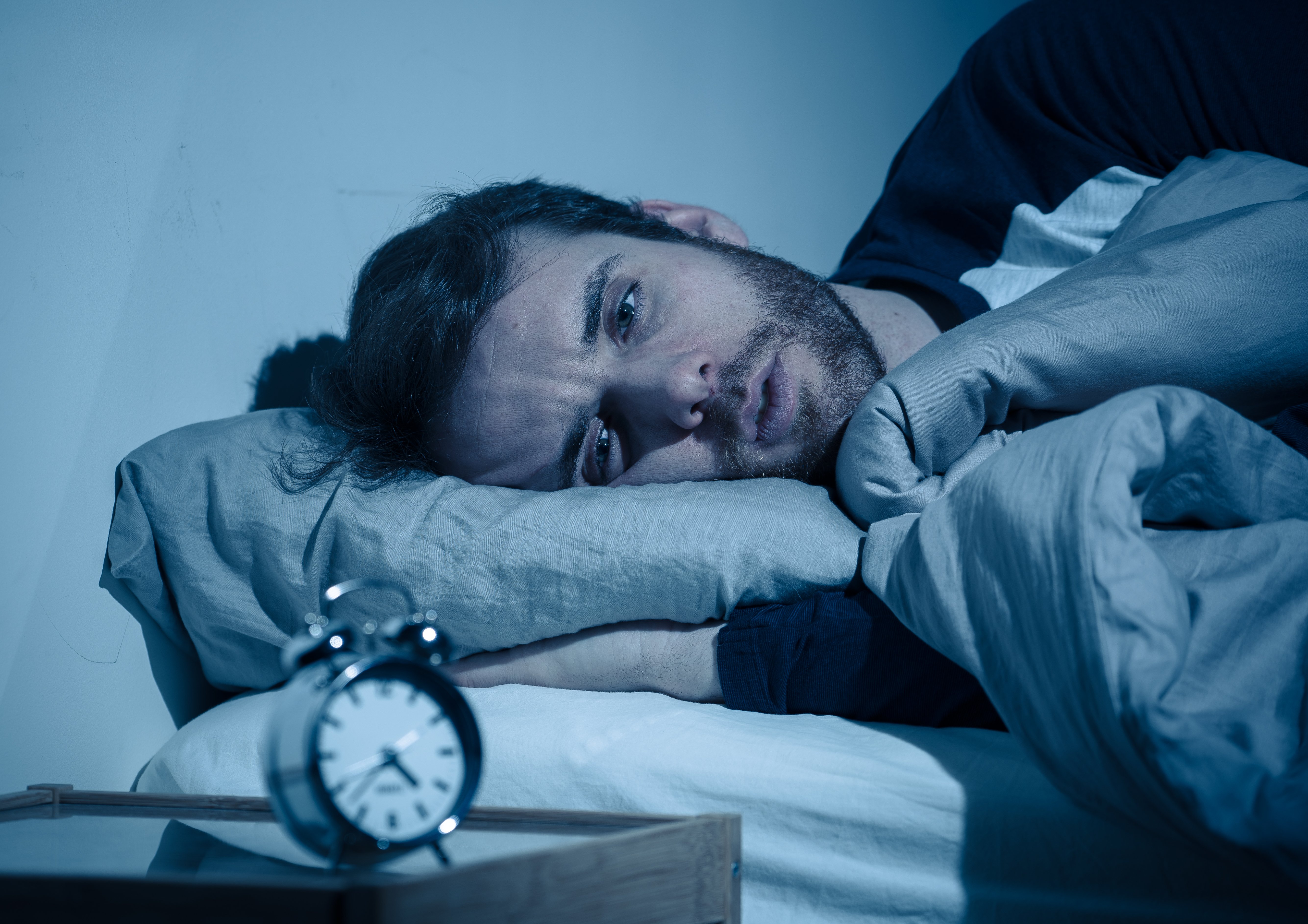 Hombre insomne. | Foto: Shutterstock