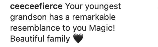 A fan's comment on Magic Johnson's family vacation pictures. | Photo: Instagram/Magicjohnson