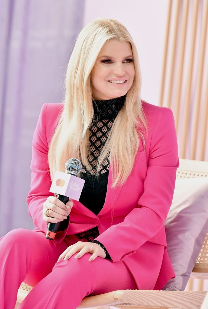 Jessica Simpson in an interview | Source: Getty Images