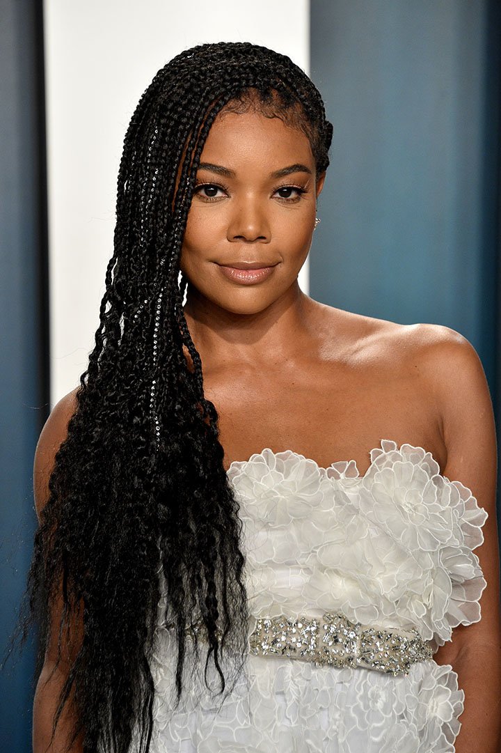 Gabrielle Union attending the 2020 Vanity Fair Oscar party at Wallis Annenberg Center for the Performing Arts in Beverly Hills, California in February 2020. I Image: Getty Images. 