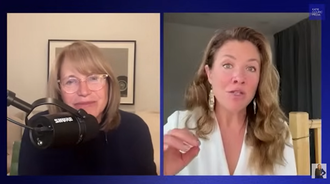Sophie Grégoire Trudeau speaks with Katie Couric during a podcast interview, as posted on May 2, 2024 | Source: YouTube/KatieCouric