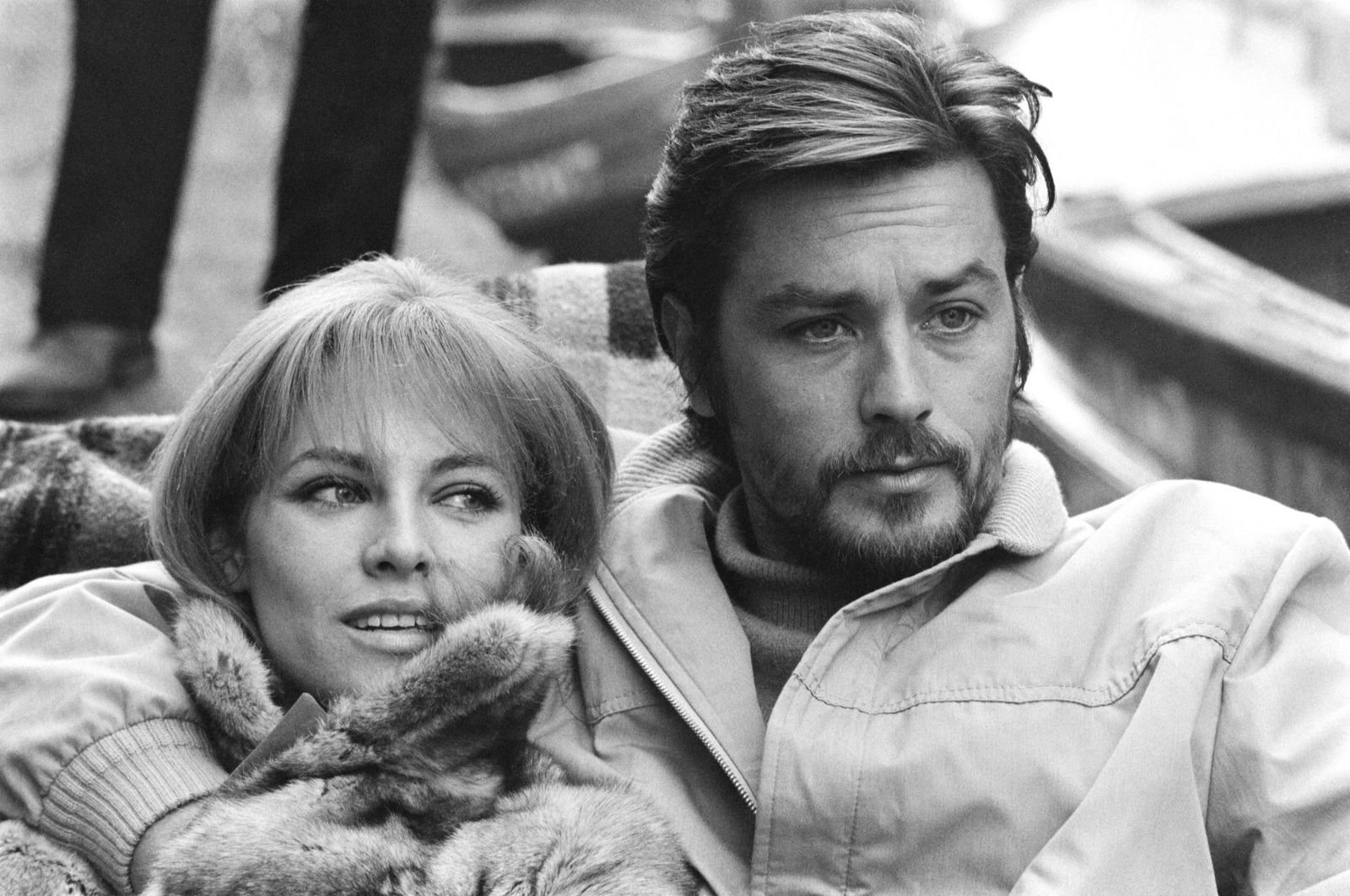 Alain Delon et sa femme Nathalie | Photo : Getty Images