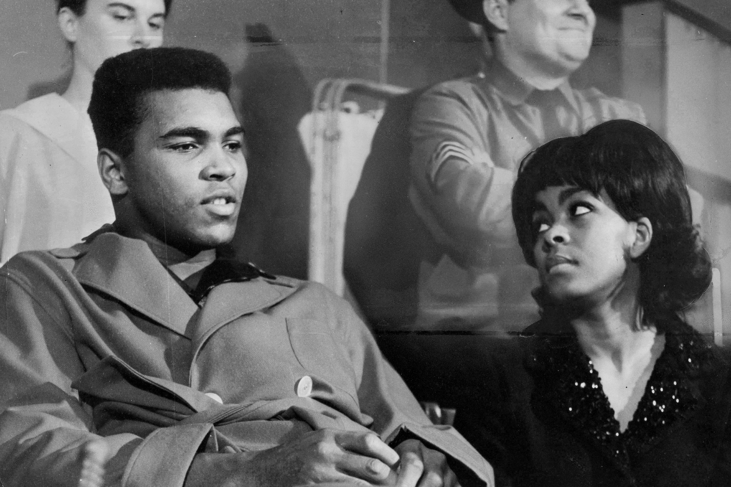 Muhammad Ali and Sonji Roi at Boston on November 20, 1964. | Source: Getty Images