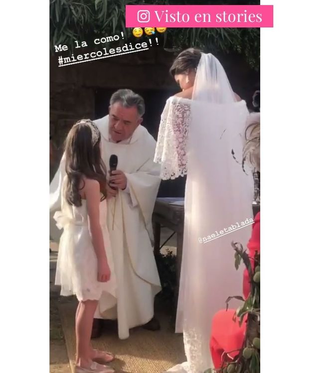 Publicación de Elana Tablada sobre su hija Ella en la boda Naelé Tablada| Foto: Instagram.com/hellentablada