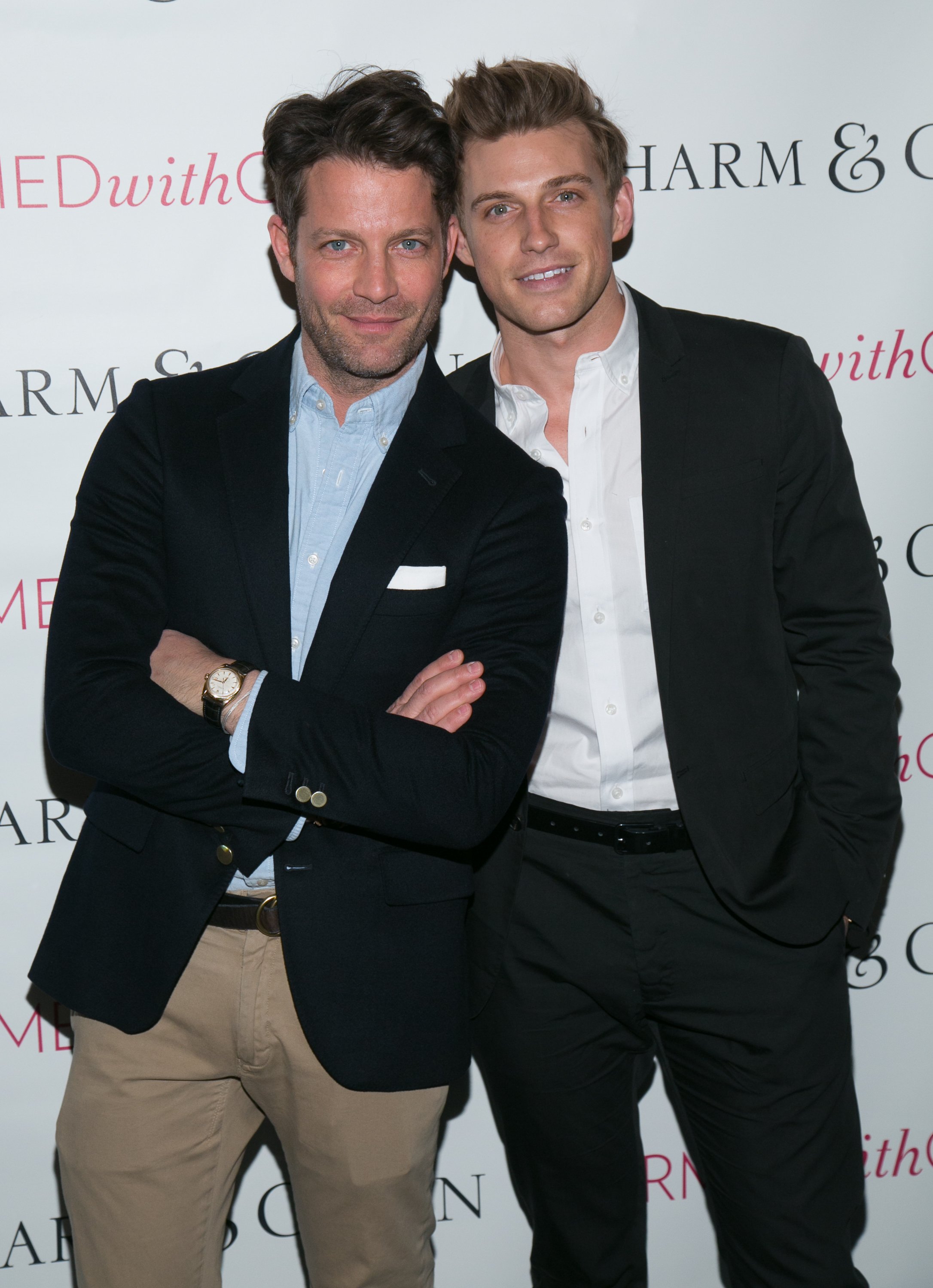  Interior designer Nate Berkus and Jeremiah Brent on April 23, 2014, in New York City. | Source: Getty Images
