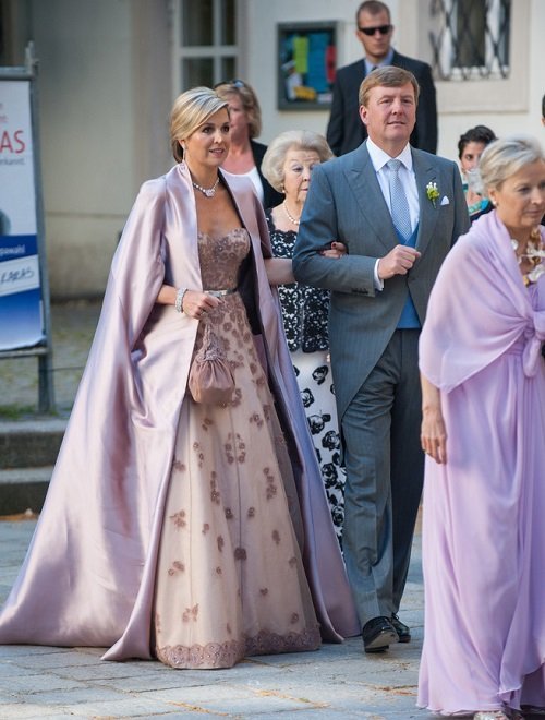 Máxima de Holanda en 2014 en la boda de su hermano Juan. | Foto: Getty Images