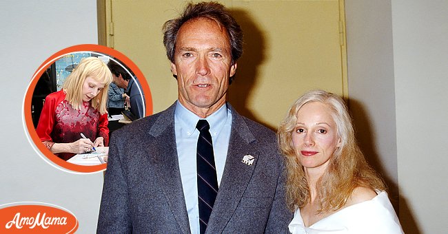 Picture of actress Sondra Locke [left]. Picture of actor Clint Eastwood and actress Sondra Locke [right] | Photo: Getty Images