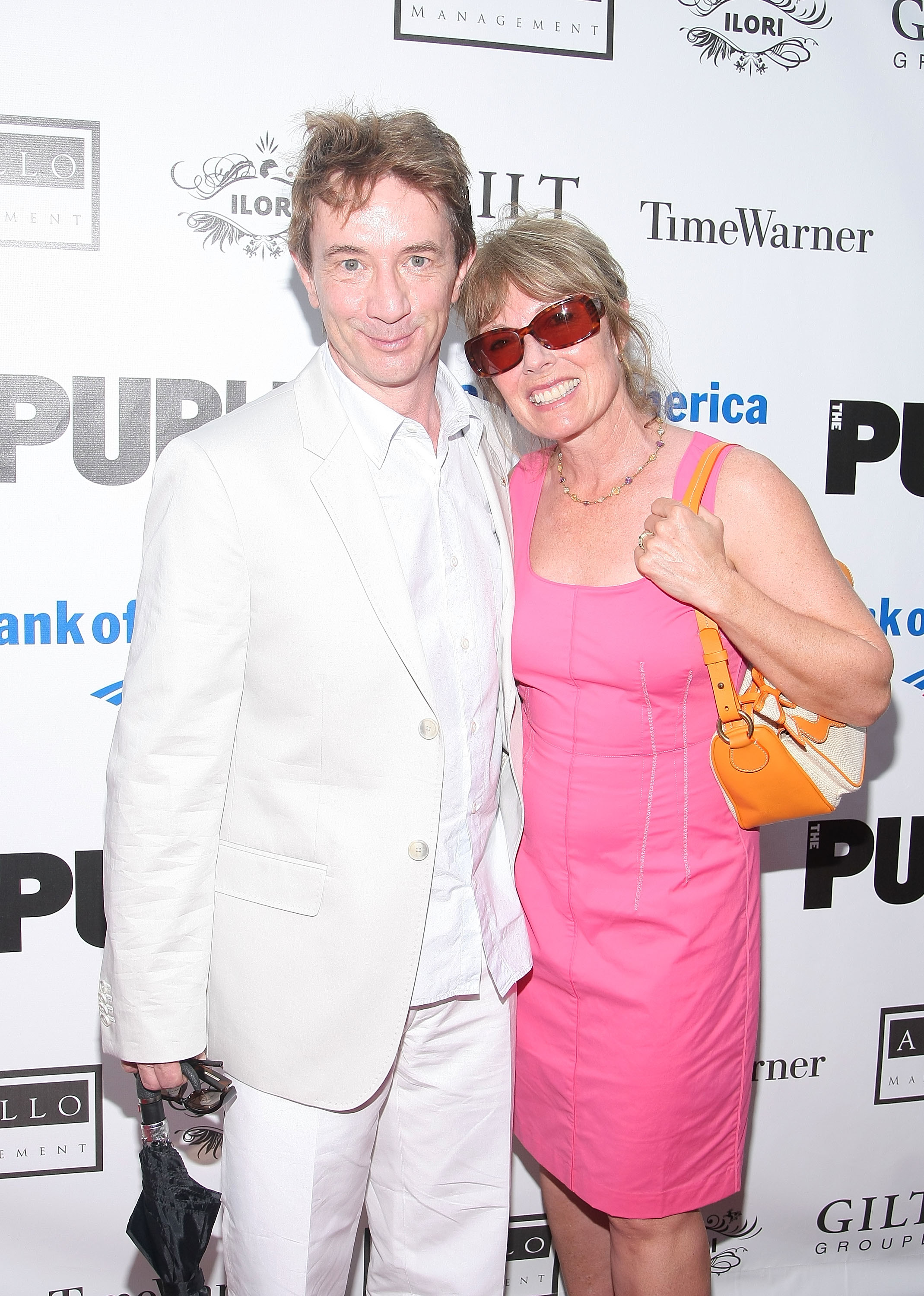 Martin Short and Nancy Dolman attend the 2009 Shakespeare in the Park opening night gala performance of "Twelfth Night" at the Delacorte Theater on June 25, 2009, in New York City. | Source: Getty Images