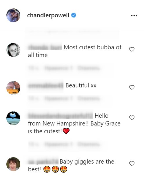 Fans comment on Chandler Powell's social media upload | Source: Instagram/@chandlerpowell