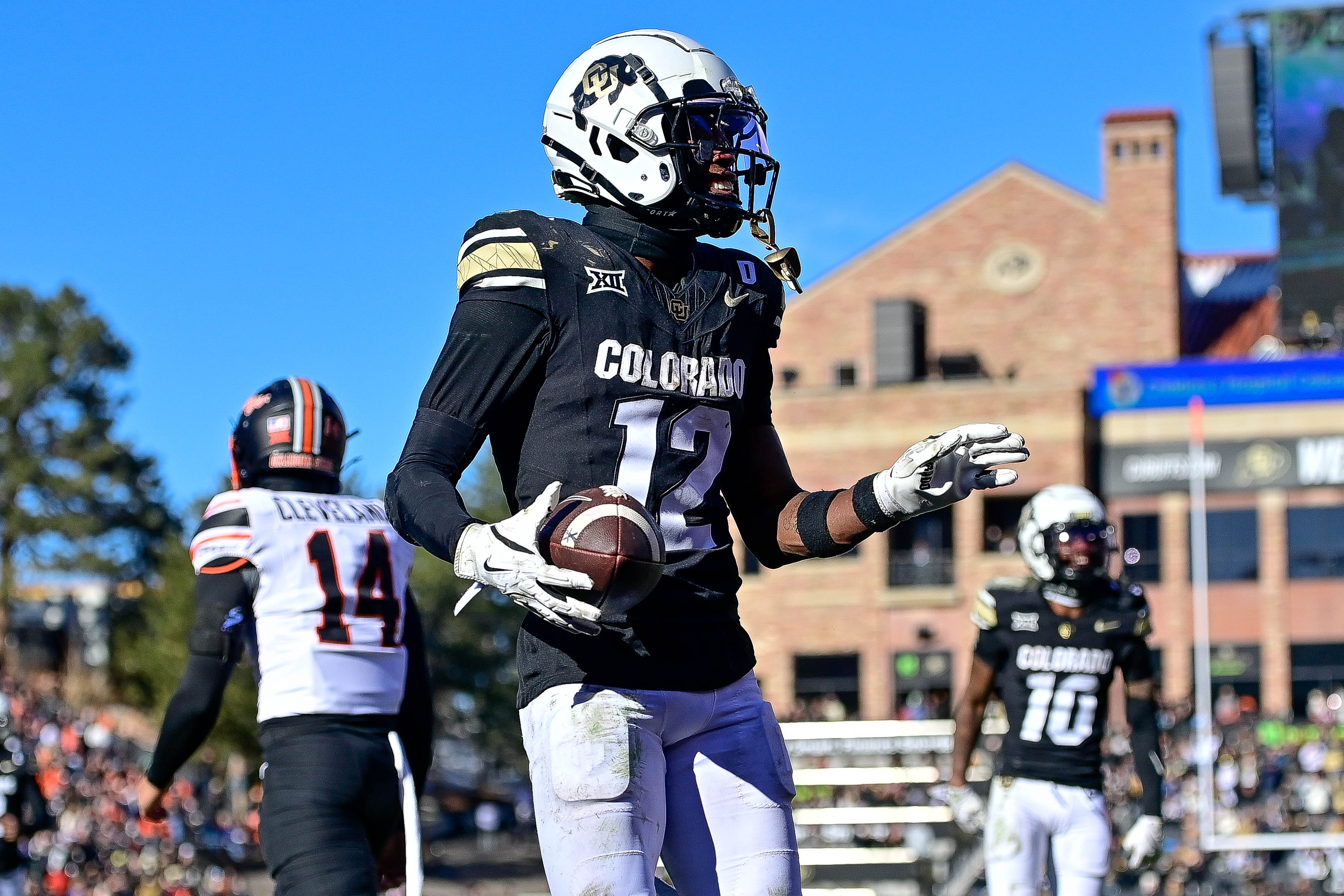 Travis Hunter on November 29, 2024, in Boulder, Colorado | Source: Getty Images