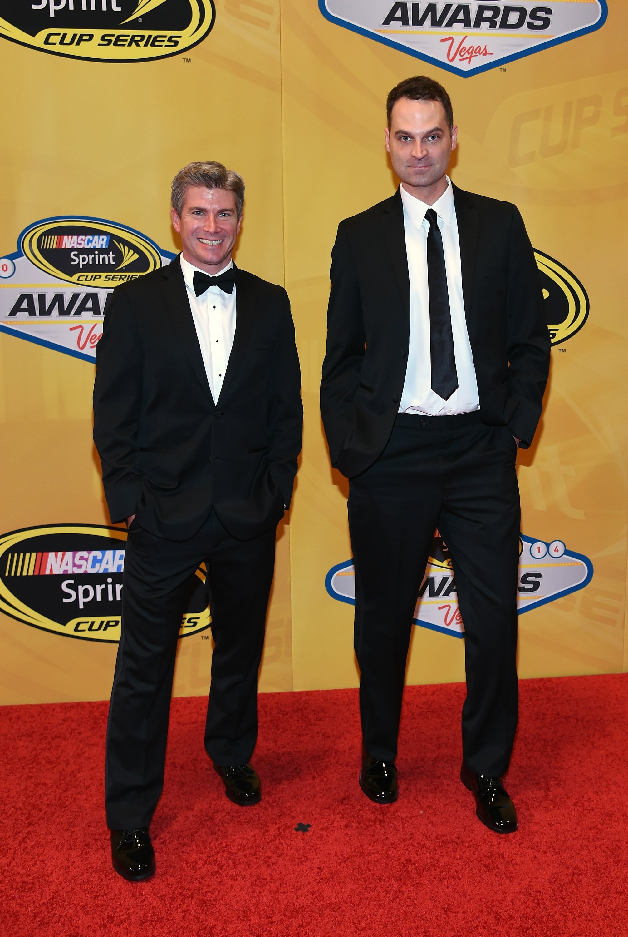 Dan O'Toole and Jay Onrait at the NASCAR Sprint Cup Series Awards on December 5, 2014, in Las Vegas, Nevada | Photo: Ethan Miller/Getty Images