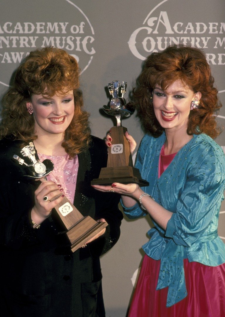 Wynonna Judd and her mother, Naomi Judd during 20th Annual Academy of Country Music Awards at Knott's Berry Farm in Los Angeles, California, United States. | Source: Getty Images