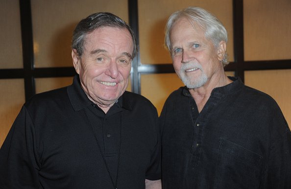 Jerry Mathers and Tony Dow signs autographs at The Hollywood Show held at Westin LAX Hotel on July 8, 2017, in Los Angeles, California. | Source: Getty Images.