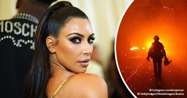 Kim Kardashian hires private firefighters to rescue her house from Californian wildfire