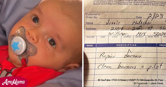 Furnace goes out the day couple's baby is born, but kind repairman fixed it for free