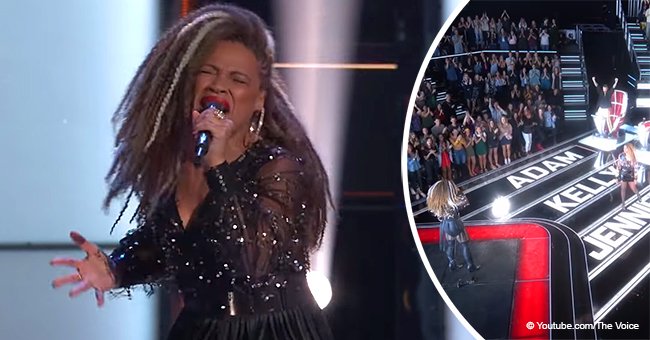 SandyRedd, who scored 4-chair turn, still captures hearts with her stunning audition on 'The Voice'