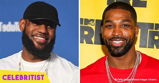 LeBron James and Tristan Thompson reportedly spotted out with three mystery women