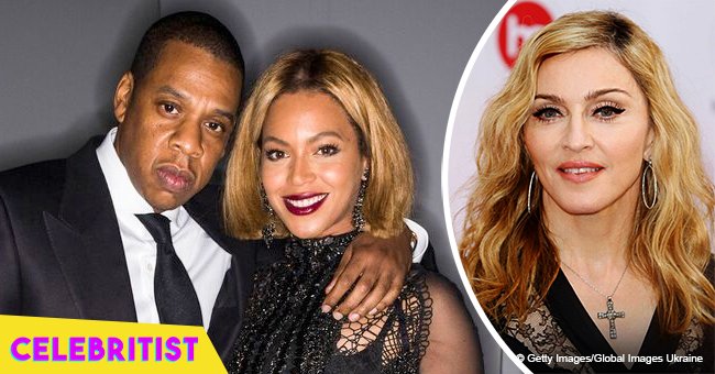 Madonna gets dragged after photoshopping picture of Beyoncé and Jay-Z 