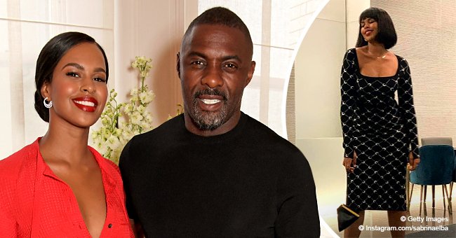 Idris Elba's Wife Sabrina Stuns in Low-Cut Black Dress and a Medium Bob ...