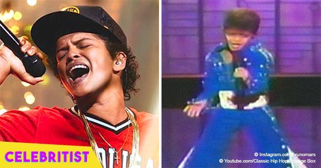 Remembering Bruno Mars impersonating Elvis Presley at age 6 in adorable video