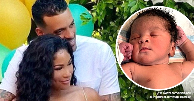 Matt Barnes and girlfriend Anansa Sims welcome their 1st baby boy 