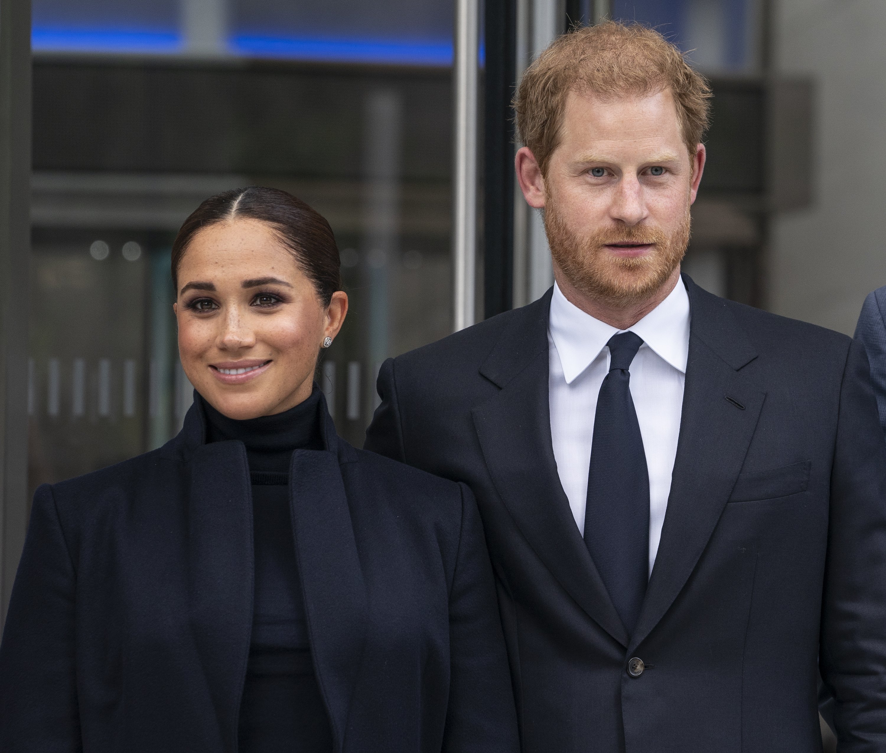 Prince Harry and Meghan Markle visit One World Observatory on 102nd floor of Freedom Tower of World Trade Center on September 23, 2021 in New York, United States | Source: Getty Images
