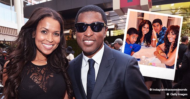 Babyface's Ex Tracey Edmonds Poses with Their Two Look-Alike Sons & Her