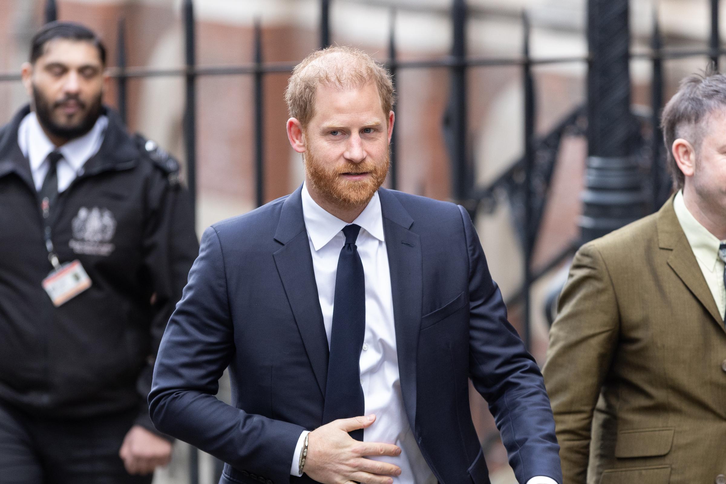 Prince Harry, Duke of Sussex attends a court case against Associated Newspapers Ltd at The Royal Courts of Justice on 20 January 2026 in London, England. | Source: Getty Images
